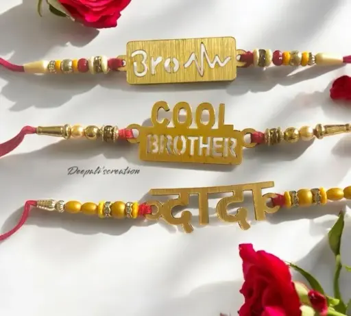 Hands Made Rakhi's 75Rs Each 